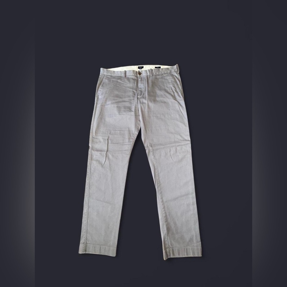J. Crew Men's Light Gray Chinos